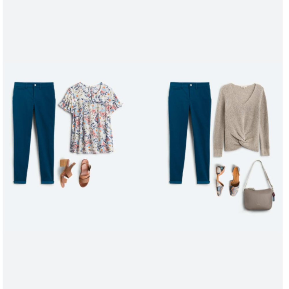 *RESTOCK* MARKET & SPRUCE NAVY ROSABEL SKINNY CUFF PANT STITCH FIX NWT - Picture 12 of 16